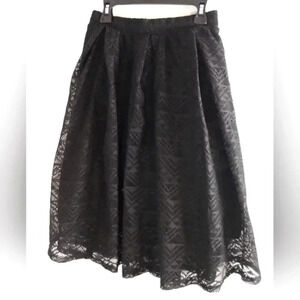 Black Stretch Women's Lace Skirt Ladies Fashion Clothing
